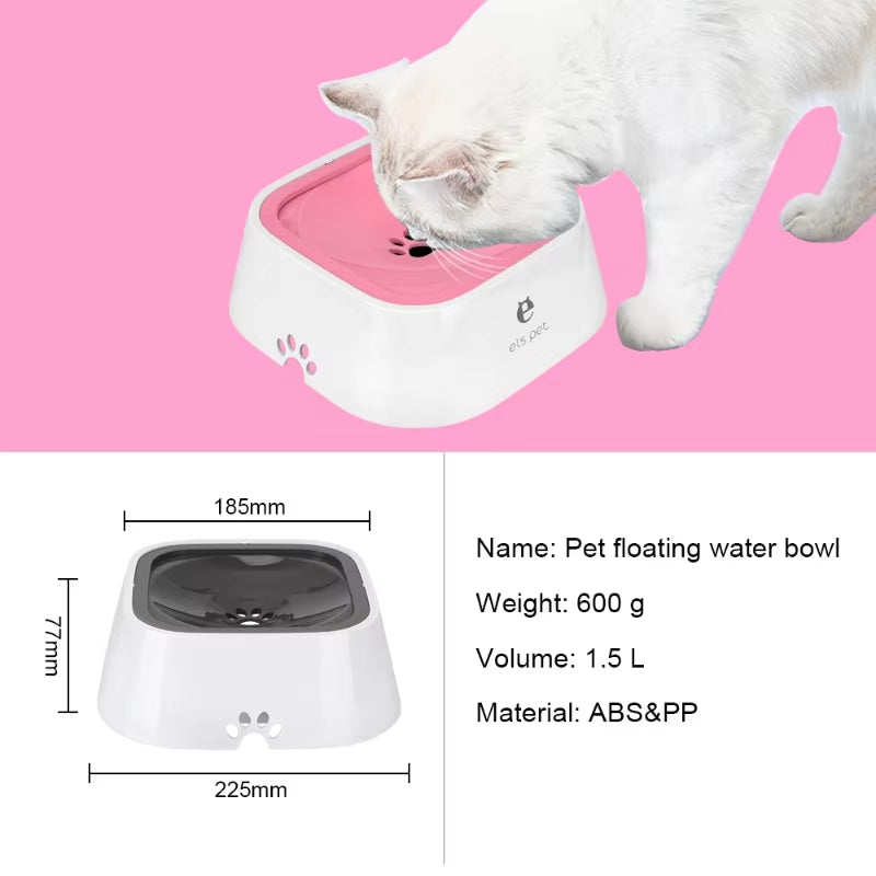 Dog Drinking Water Bowl Carried Floating Non-Wetting Mouth Dog Bowl without Spill Drinking Pet ABS Drinking Bowl Pet Supplies