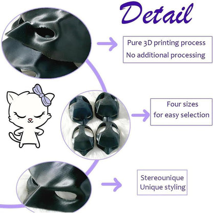 Bat Cat Mask Outfit, Black Cats Bat Cosplay Mask Costumes for Pet Parties Favour Birthday Holiday Everyday Fun Gifts Appeals