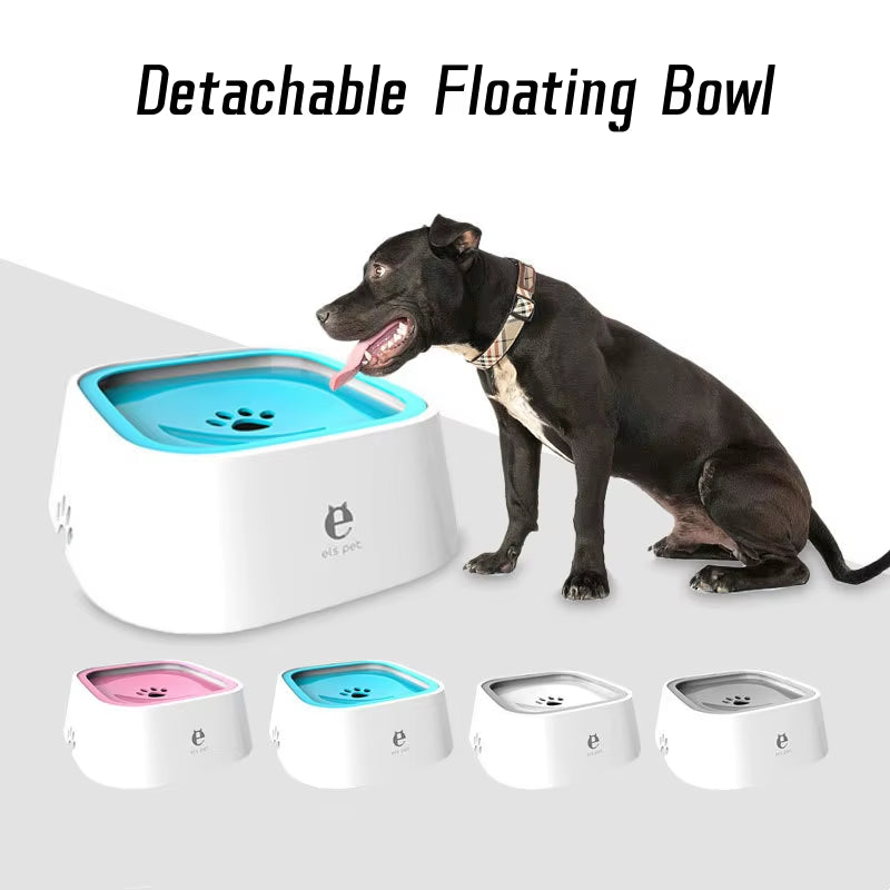 Dog Drinking Water Bowl Carried Floating Non-Wetting Mouth Dog Bowl without Spill Drinking Pet ABS Drinking Bowl Pet Supplies