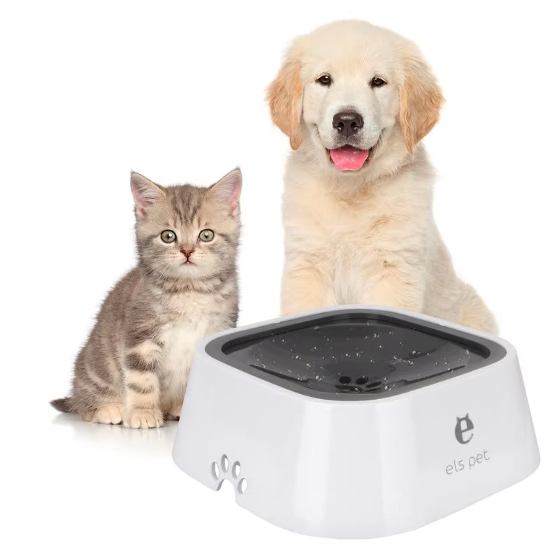 Dog Drinking Water Bowl Carried Floating Non-Wetting Mouth Dog Bowl without Spill Drinking Pet ABS Drinking Bowl Pet Supplies