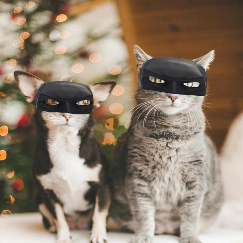 Bat Cat Mask Outfit, Black Cats Bat Cosplay Mask Costumes for Pet Parties Favour Birthday Holiday Everyday Fun Gifts Appeals